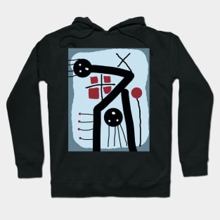 Kids Bending and Hanging Stick Figure Hoodie